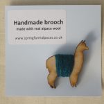 alpaca brooch